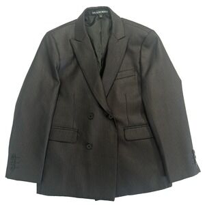 boys black pink Akademiks double breasted blazer jacket‎ sport suit coat 8